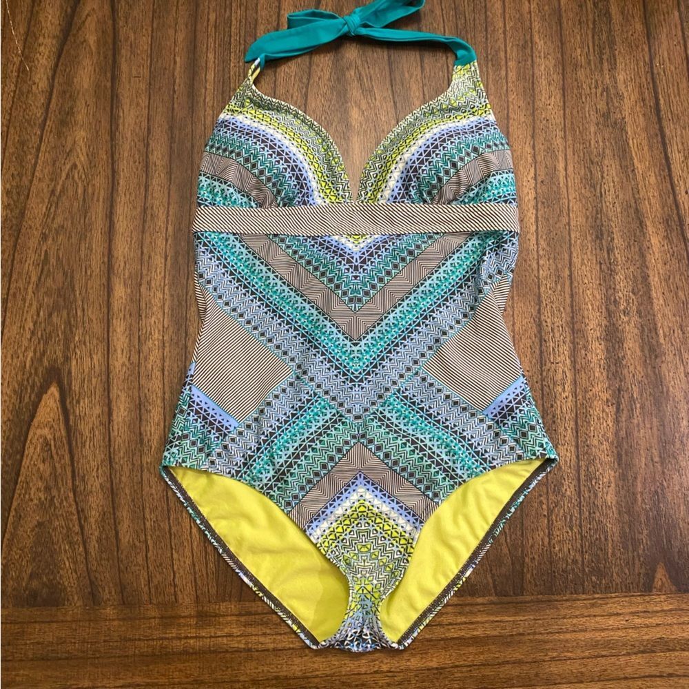 Prana Lahari Emerald Riviera One Piece Swimsuit Women’s Medium